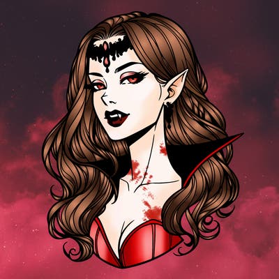 realistic vampire queen