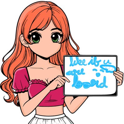 realistic pretty girl holding blank sign