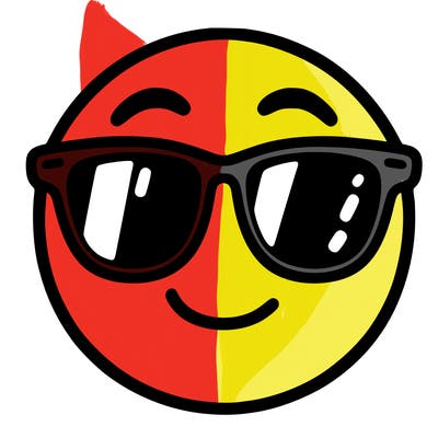 emoji with sunglasses