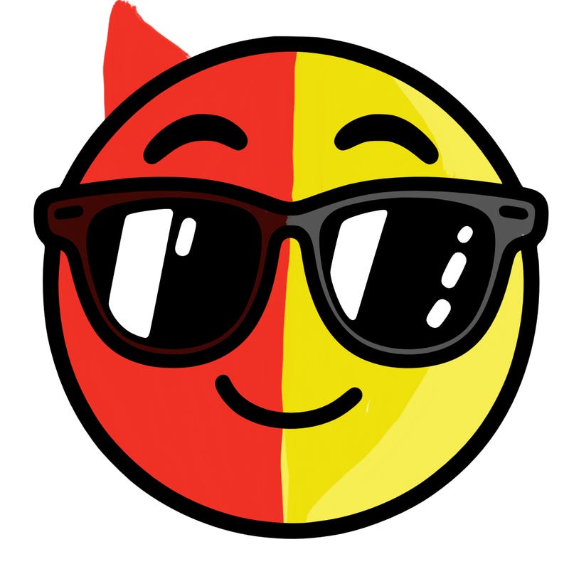 emoji with sunglasses
