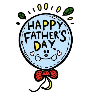 happy fathers day ballon