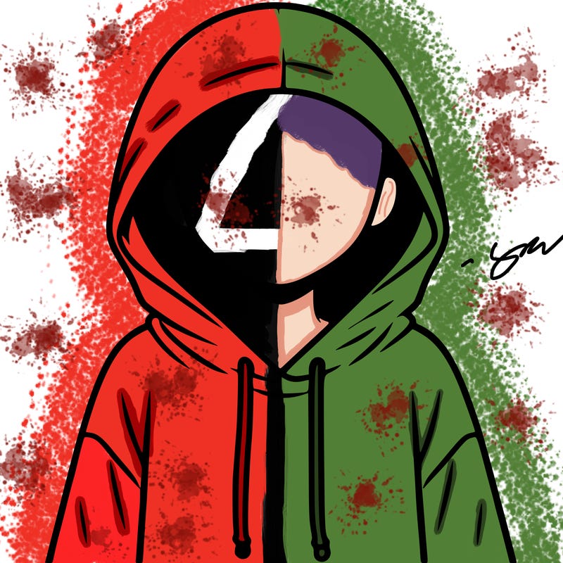 faceless girl in hoodie