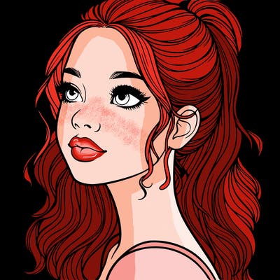 beautiful realistic girl