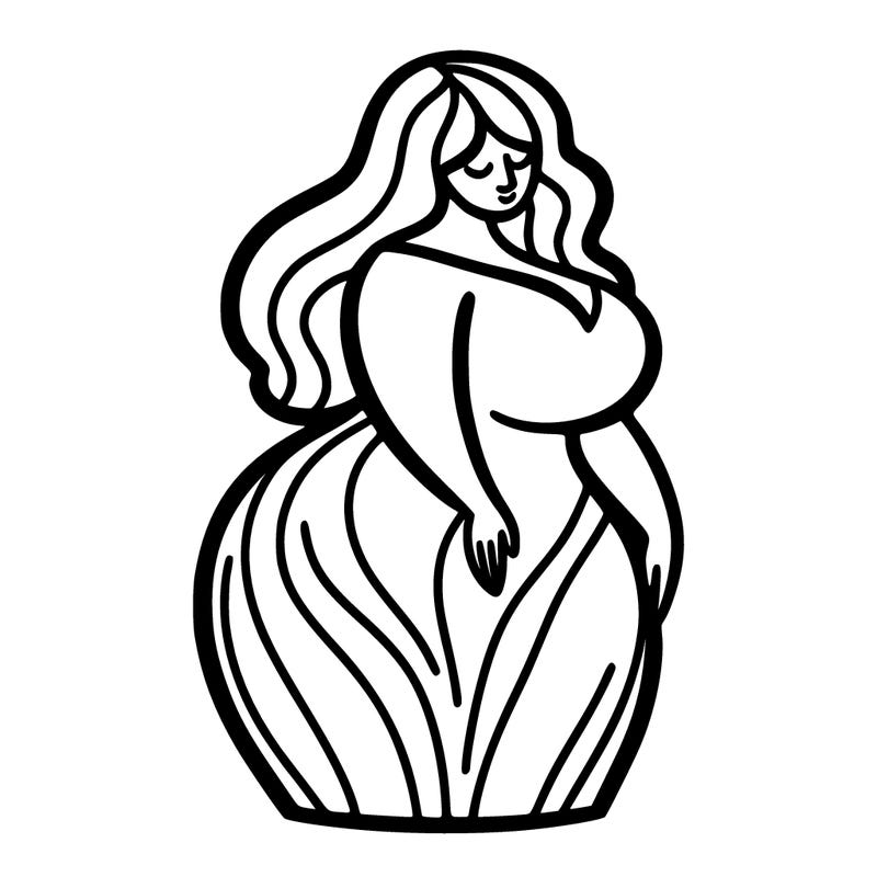 curvaceous woman