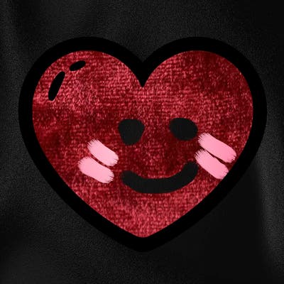 a blank heart