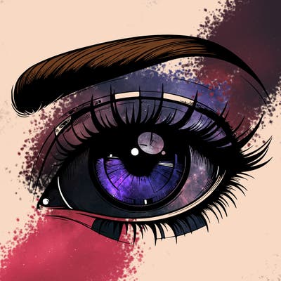 realistic eye