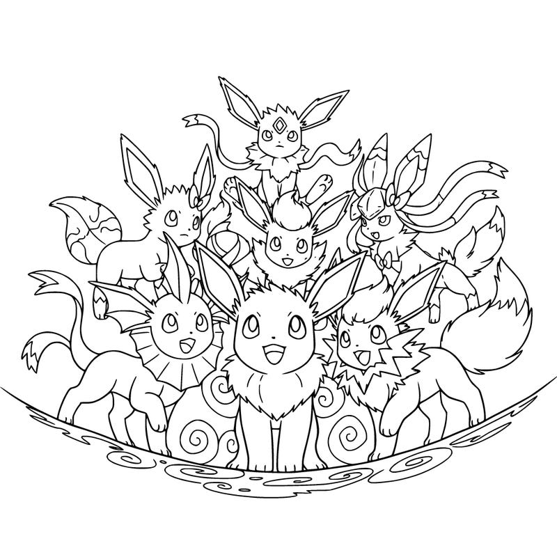 all the evee evolutions