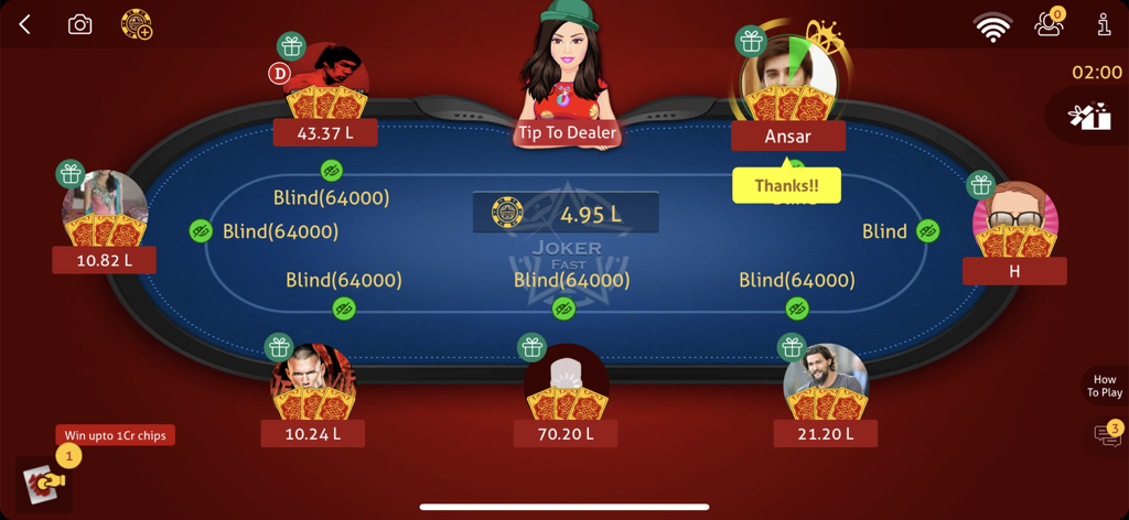 Teen Patti Game - 3Patti Poker - 실제 플레이어와 채팅 거품이 있는 멀티플레이어 Teen Patti 라이브 카드 테이블