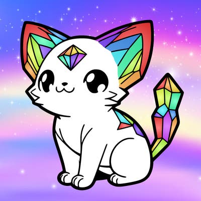 crystal kitten