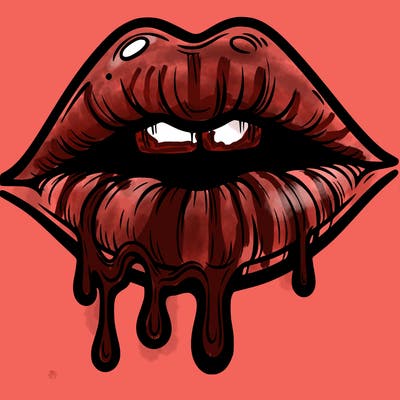 lips that look realistic and drip