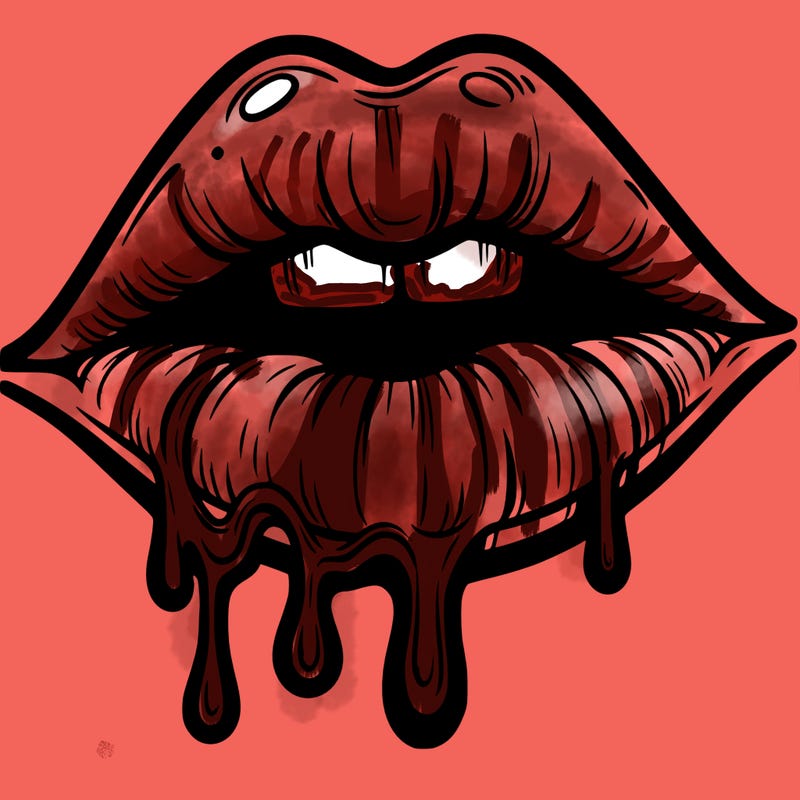 lips that look realistic and drip