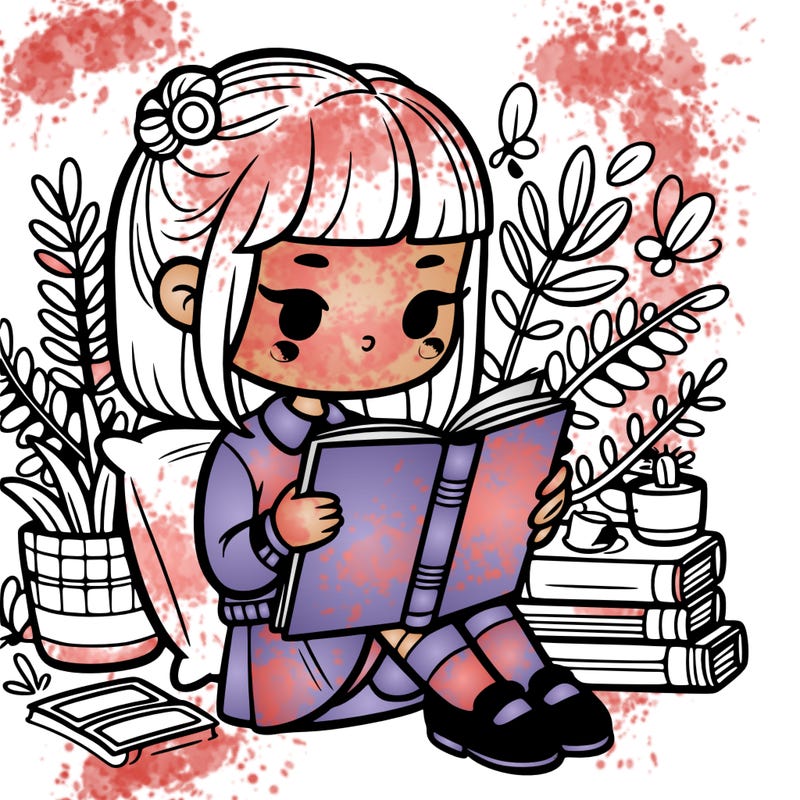 girl reading