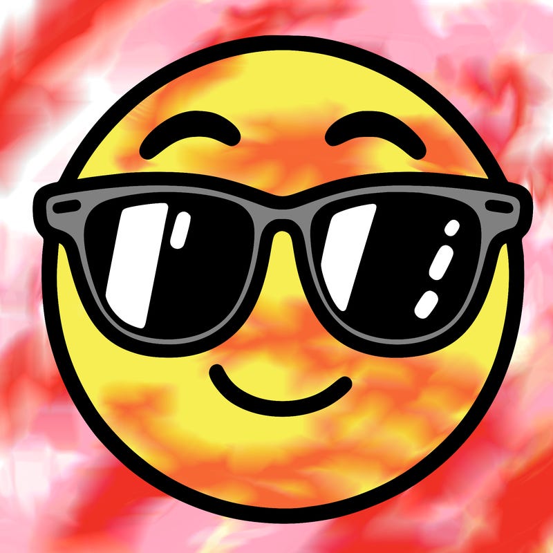 emoji with sunglasses