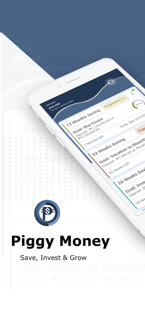 Money goal tracker - piggy - Finance App | MWM