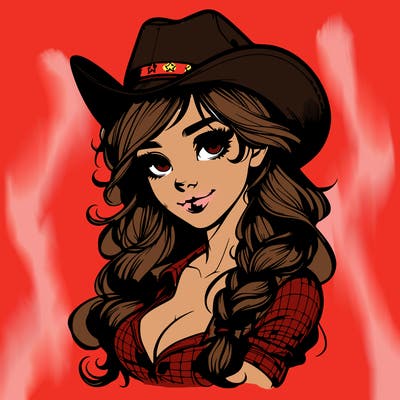 realistic cowgirl