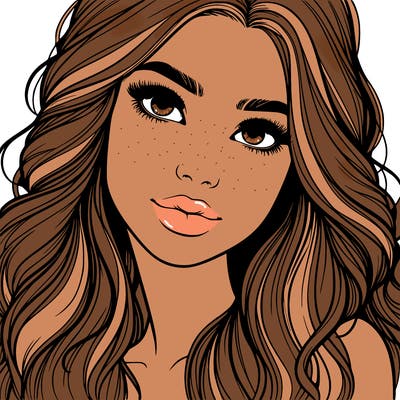 beautiful realistic girl