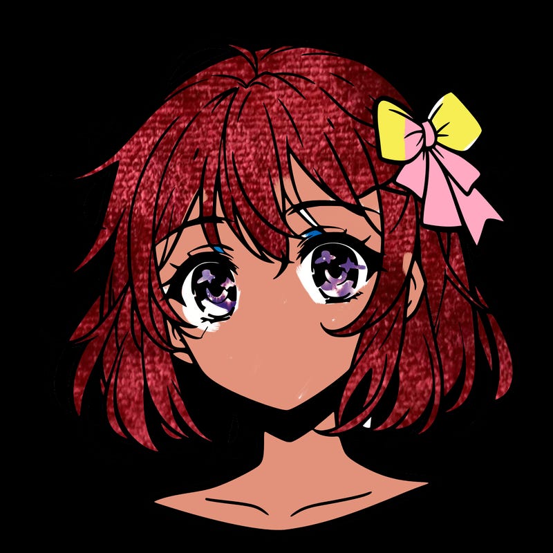 anime girl face
