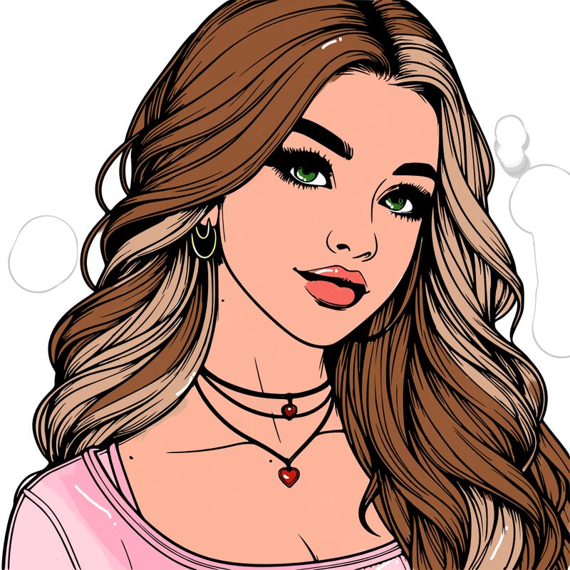 detailed realistic girl