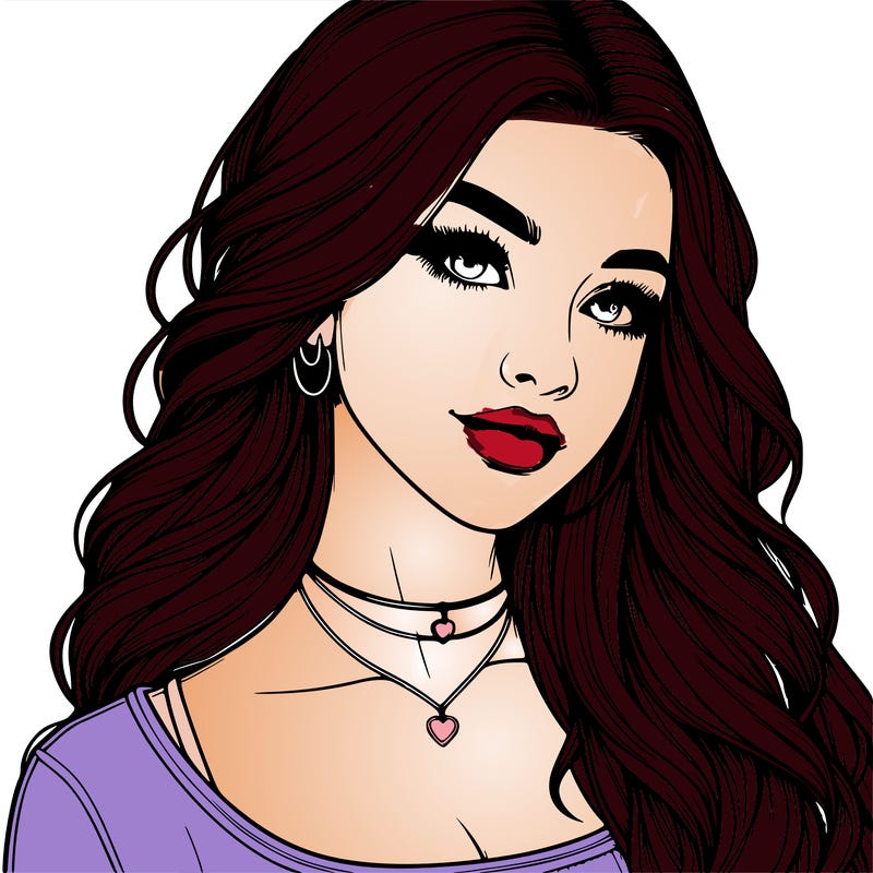 detailed realistic girl