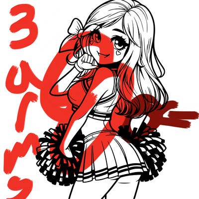 realistic cheerleader