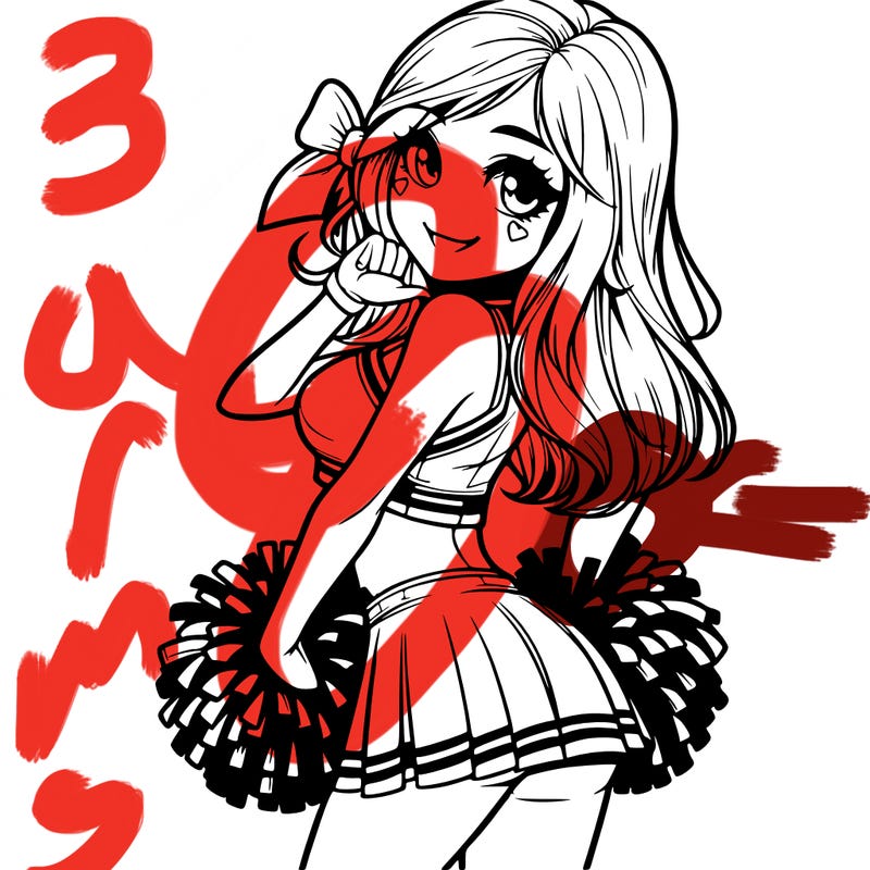 realistic cheerleader