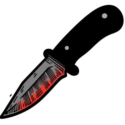 a knife