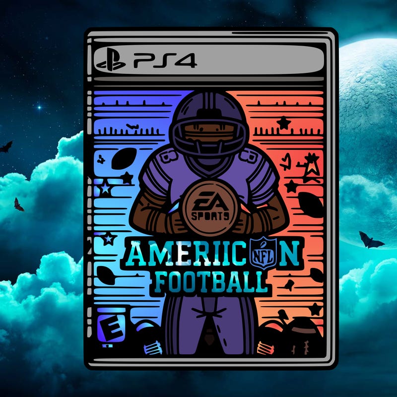 an american football video game cover