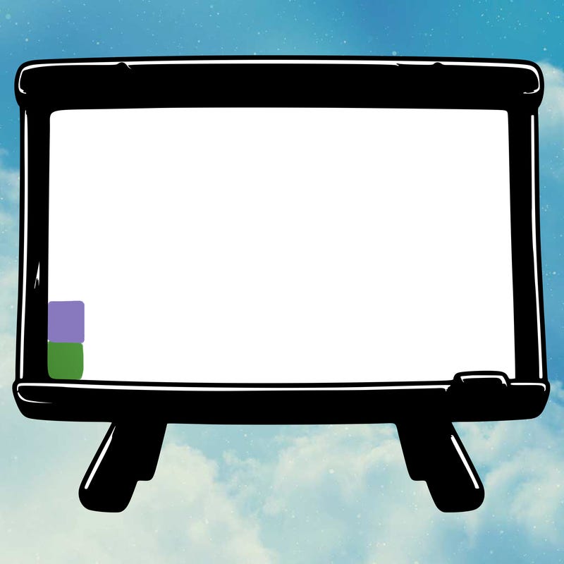 blank board