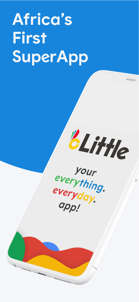 Little Ride - Little Ride app splash screen promoting Africa's first super app