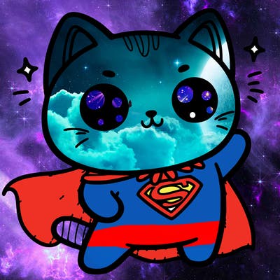 super cute super cat