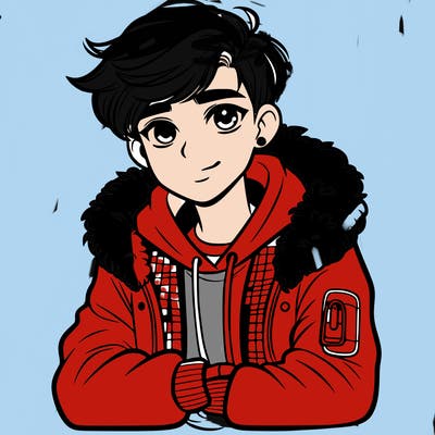 stylish teenager