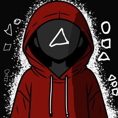 faceless girl in hoodie