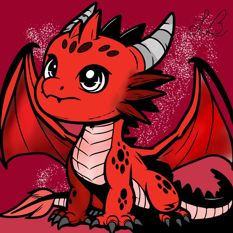 fierce baby night dragon