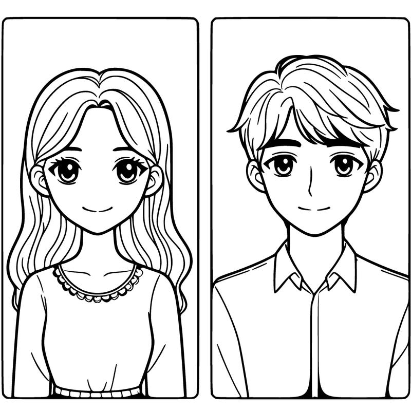 man and woman
