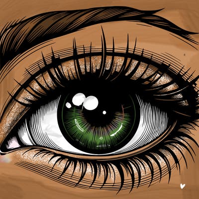 realistic eye