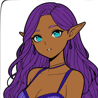 realistic girl elf