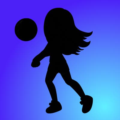 volleyball girl realistic