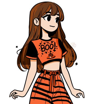 girl in a cute crop top