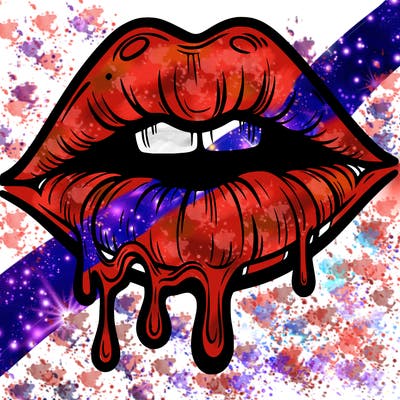 lips that look realistic and drip