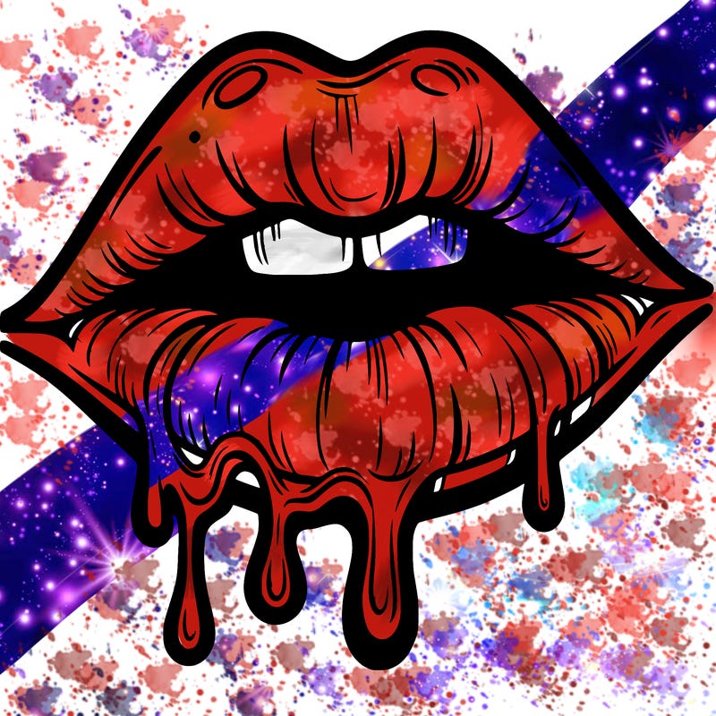 lips that look realistic and drip