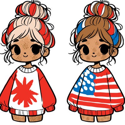 a girl with a messy bun and baggy sweater