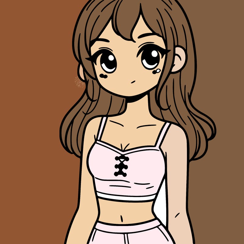 girl in crop top