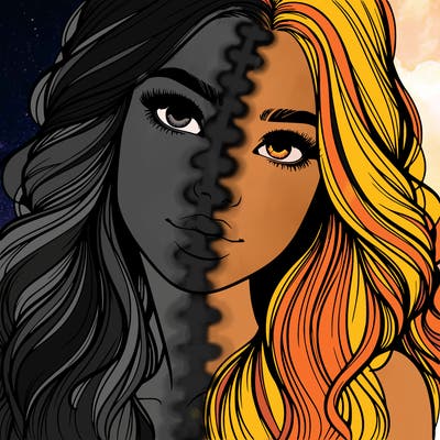 beautiful realistic girl