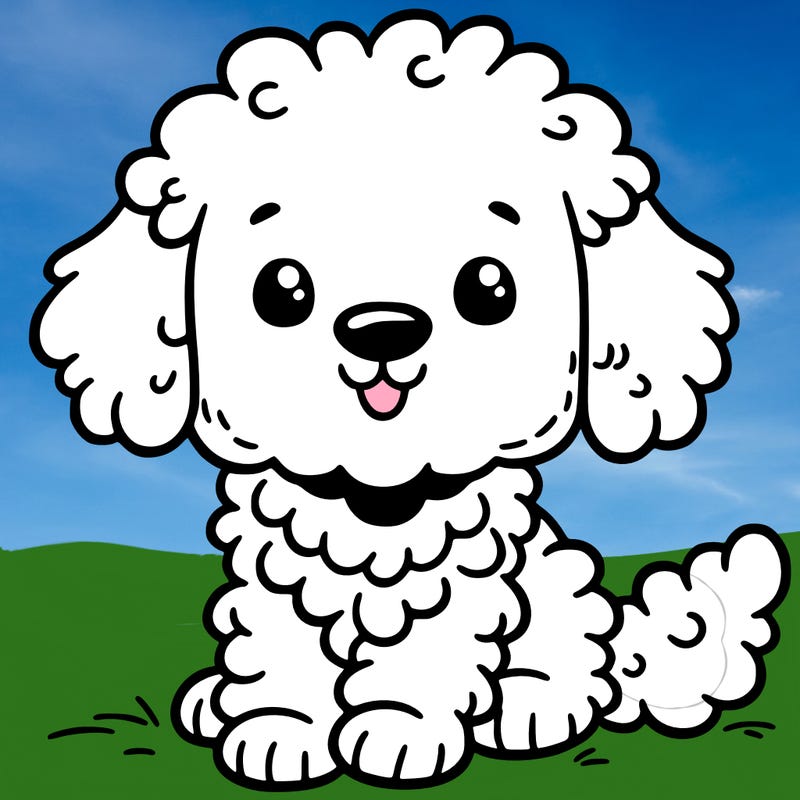 cute labradoodle