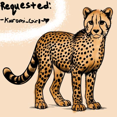 realistic cheetah