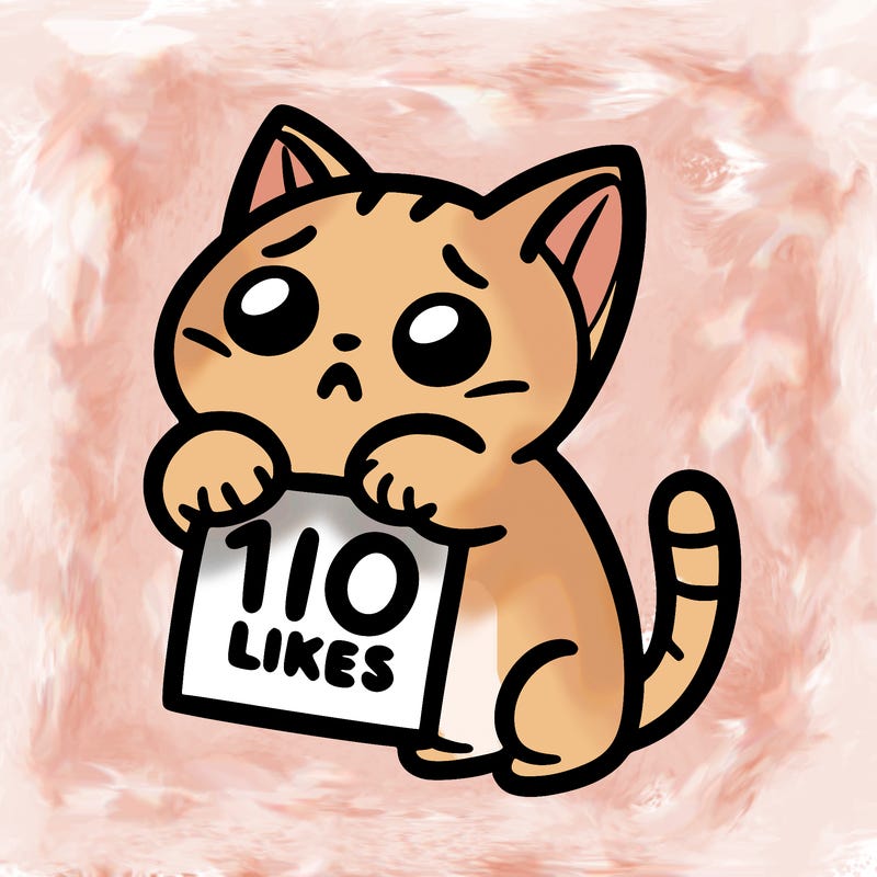 a cat begging for 10 likes