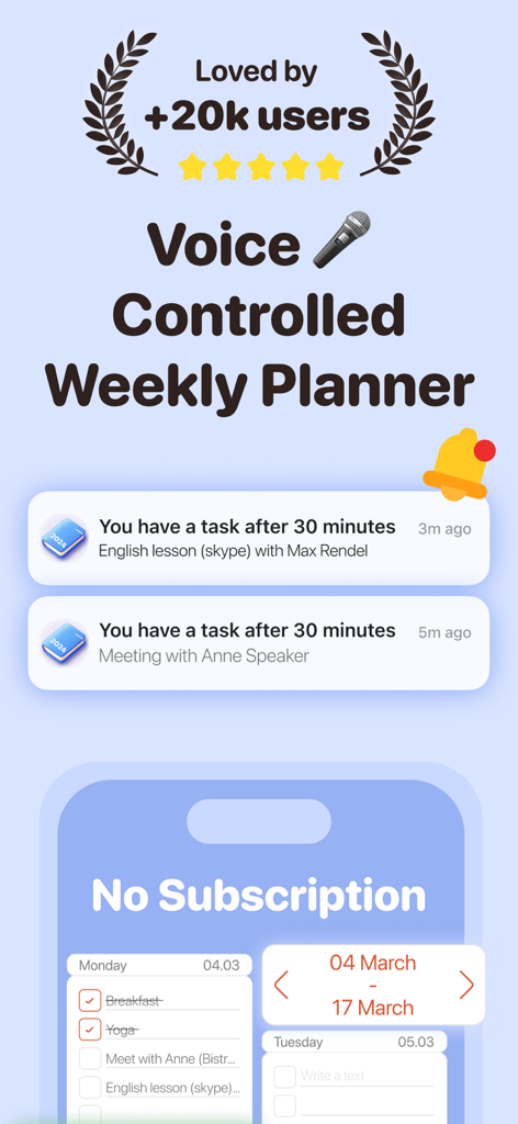 Weekly Planner & Dairy : DoIt! - Lifestyle App | MWM