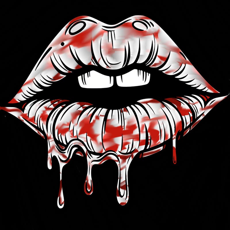 lips that look realistic and drip