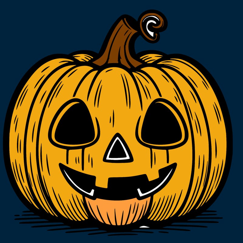 halloween pumpkin drawing