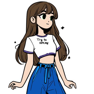 girl in a cute crop top